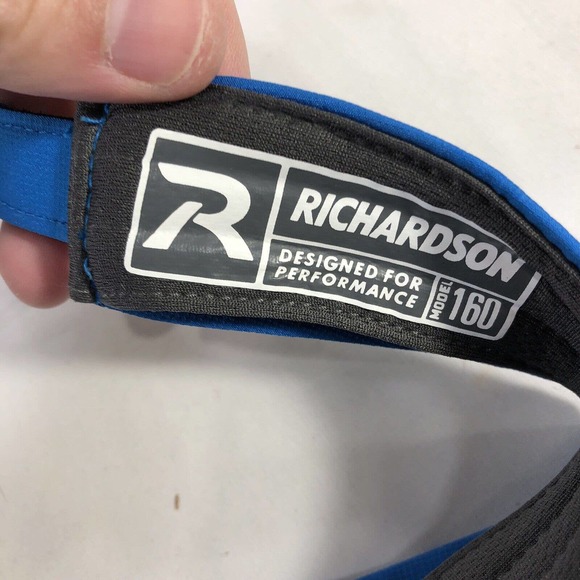 NORTH CAROLINA SHAPE RICHARDSON VISOR HAT CAP NEW BLUE RED ONE SIZE FITS MOST - Picture 9 of 10